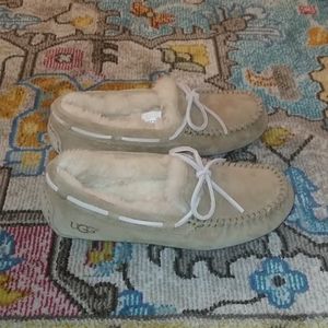 Ugg Dakota Shearling Lined Suede Moccasins